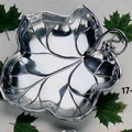 9-3/4"x11-1/4" Ivy Leaf Dish (Polished)